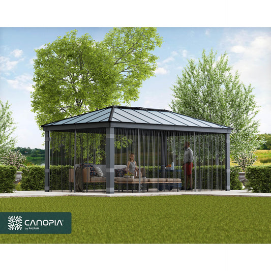 Conjunto mosquiteiro para gazebo Dallas 360x611 cm 