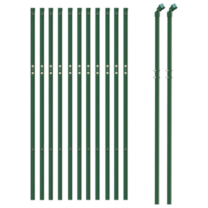 Cerca De Alambre De Acero Galvanizado Verde 1x25 M / Vetonek_3