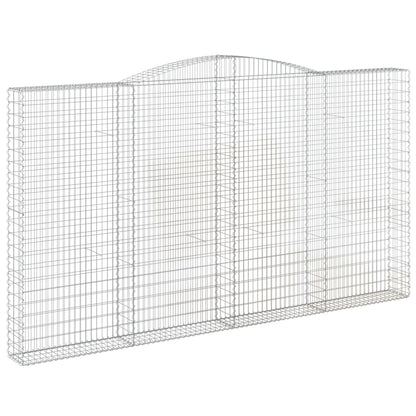 Cestas De Gaviones 6 Uds Forma De Arco Hierro 400x30x220/240 Cm_2