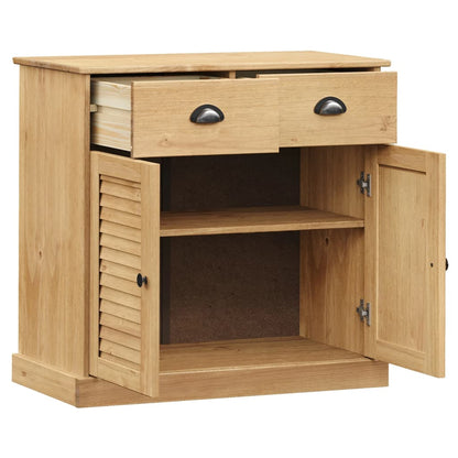 Aparador Con Cajones Vigo Madera Maciza Pino 78x40x75 Cm / Vetonek_3