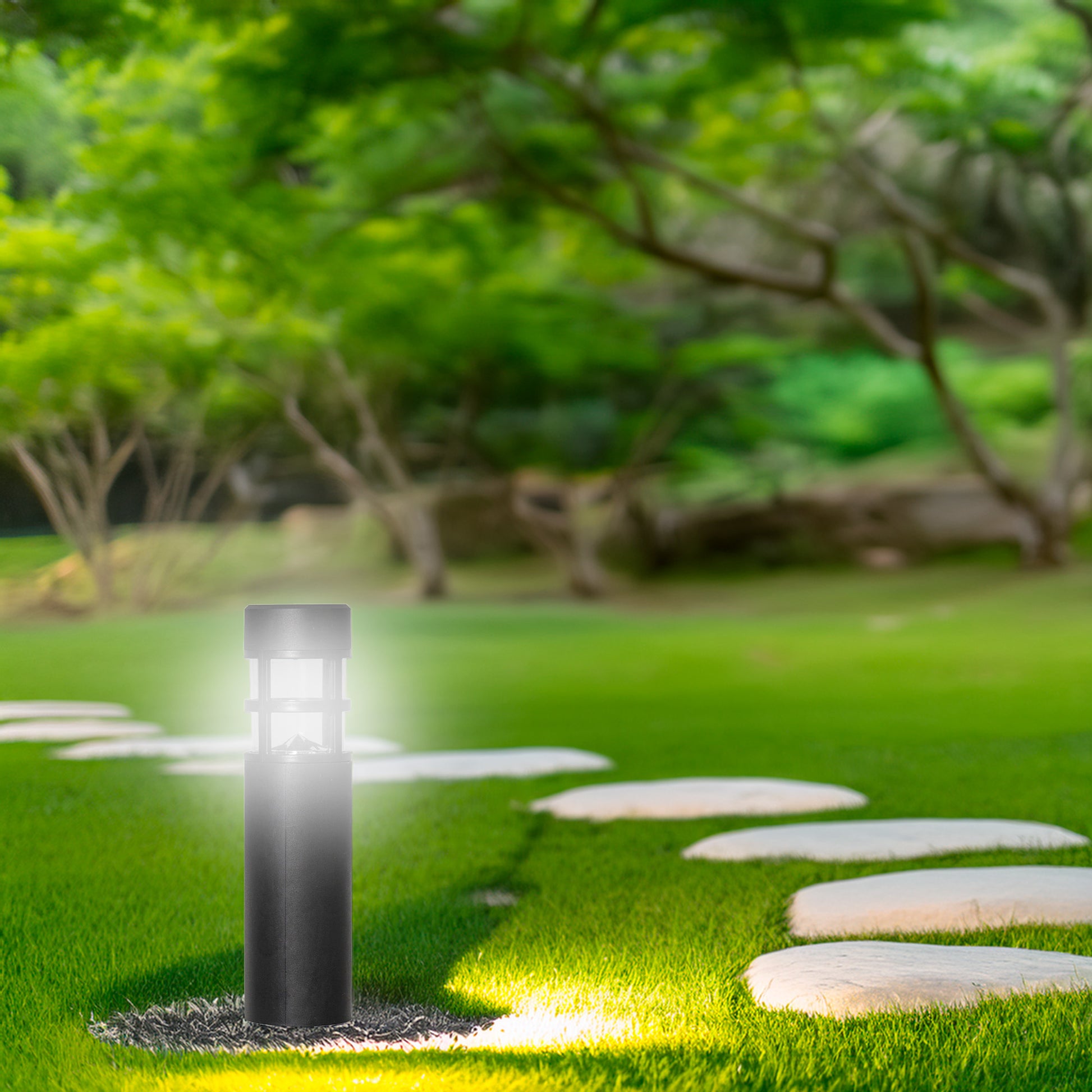Well Home Luz De Espiga Solar Con Led Blanco Cálido - Batería Recargable_2