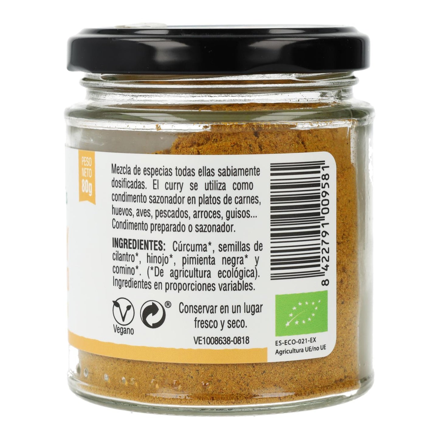 Caril em Pó Bio Vegetalia 80g