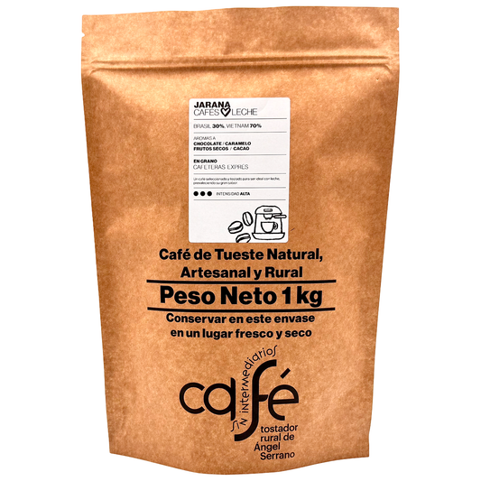 Cafe Sin Intermediarios Café Vietnam Jarana En Grano Para Espresso 1 Kg_0