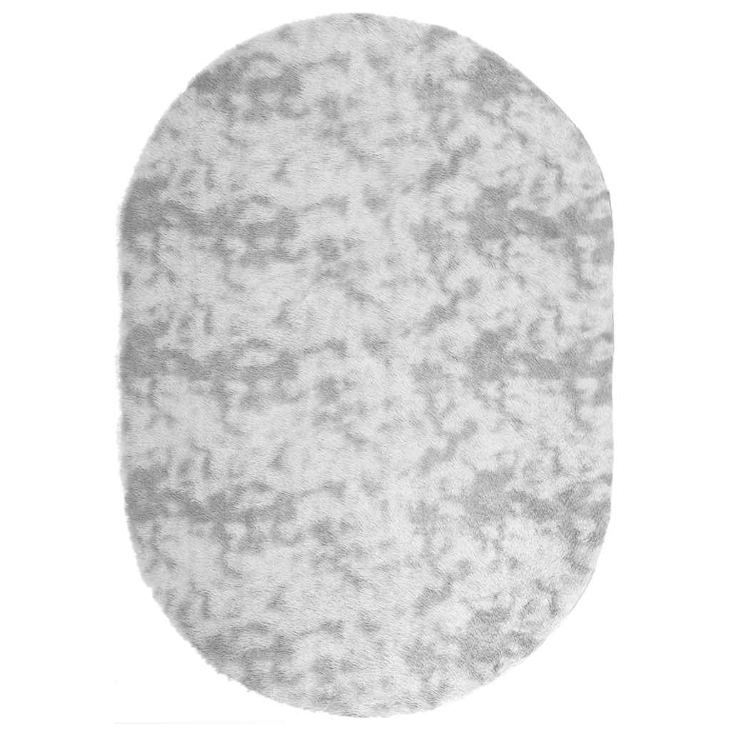 Vidaxl Alfombra De Pelo Largo Navarra Gris Claro 300x200 Cm Poliéster_0