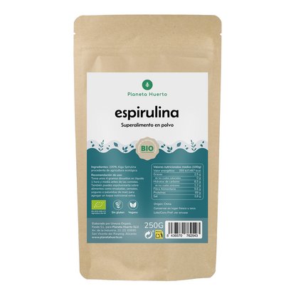 Spirulina em pó ECO Planeta Huerto 200 gr