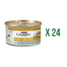 Embalagem de 24 x GOURMET GOLD Double Pleasure Ocean Fish & Spinach Húmida 85g