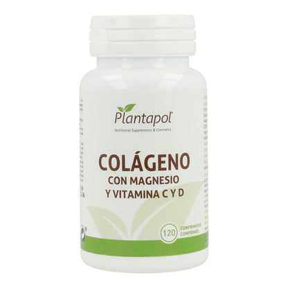 Colagénio com magnésio, vitamina C e D Plantapol 120 comprimidos