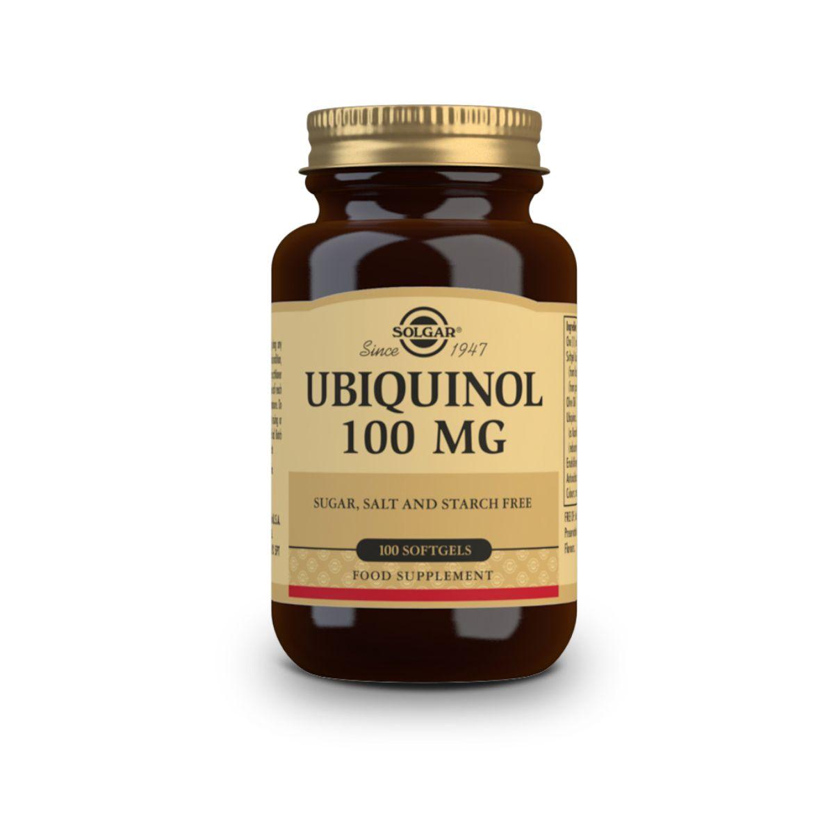 Ubiquinol 100 mg 50 cápsulas moles Solgar
