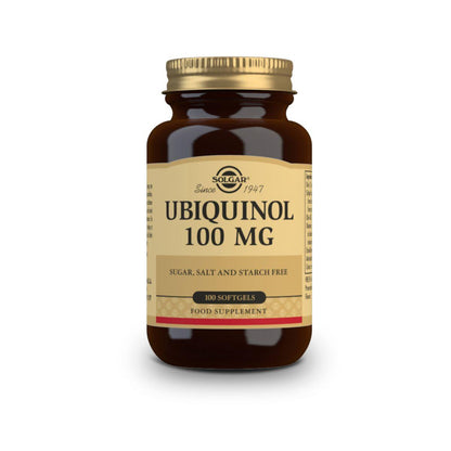 Ubiquinol 100 mg 50 cápsulas moles Solgar