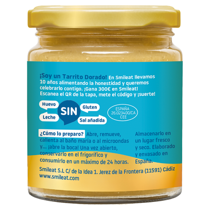Smileat Pote Dourado Orgânico de Legumes com Pescada +6 meses 230g