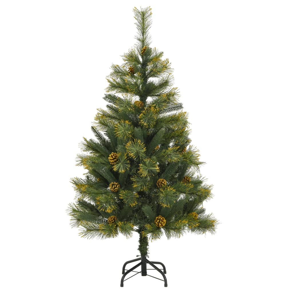 Vidaxl Árbol De Navidad Artificial Con Bisagras 150 Led 120 Cm_3