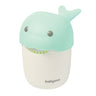 Frasco de banho para bebé com baleia de menta
