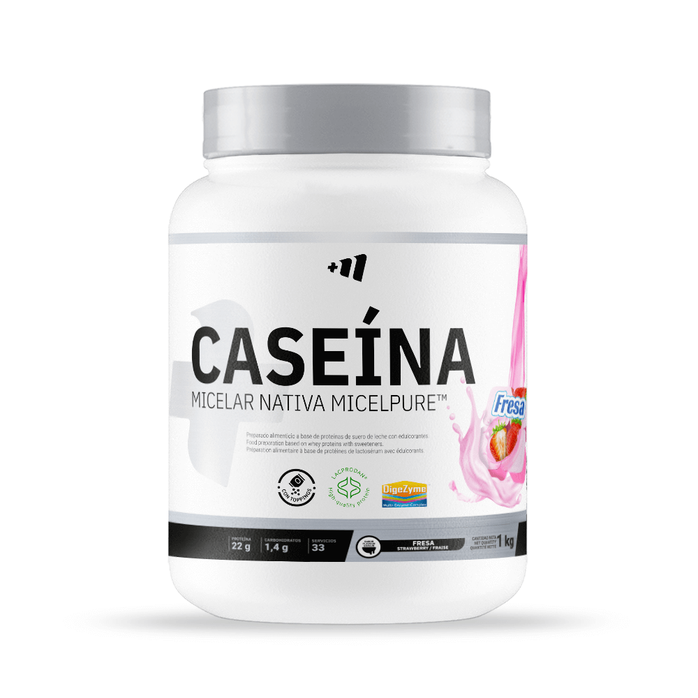 Caseína Micelar Nativa Micelpure™ - 1kg - Fresa - Ayuda A Mantener La Masa Muscula - Masmusculo_0