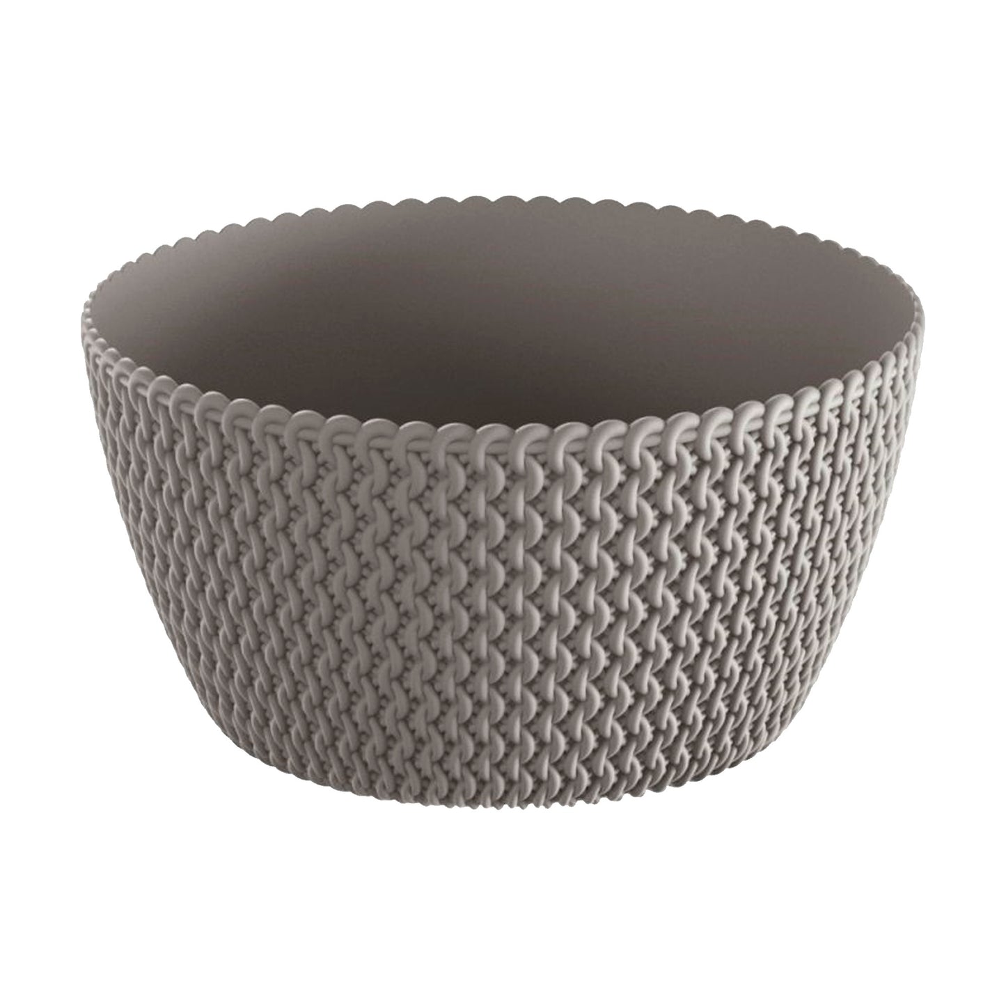 Tazón Macetero Splofy 3,8l., Dimensiones (mm) 236x236x123, Color Gris Piedra