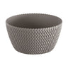 Macetero Bowl Splofy 3.8l., Dimensões (mm) 236x236x123, Cor De Pedra Cinza