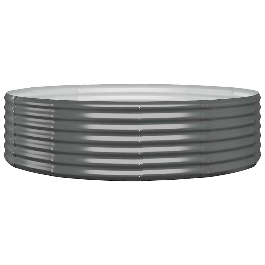 Jardinera Arriate Acero Galvanizado Antracita 140x140x36cm_0
