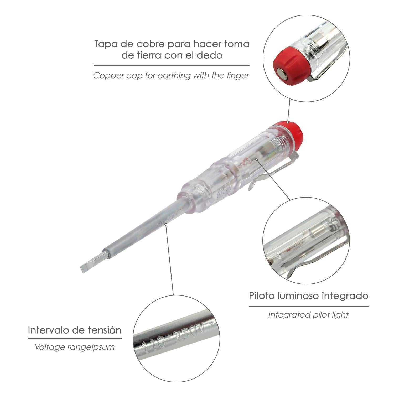 Destornillador Buscapolos 140 Mm.