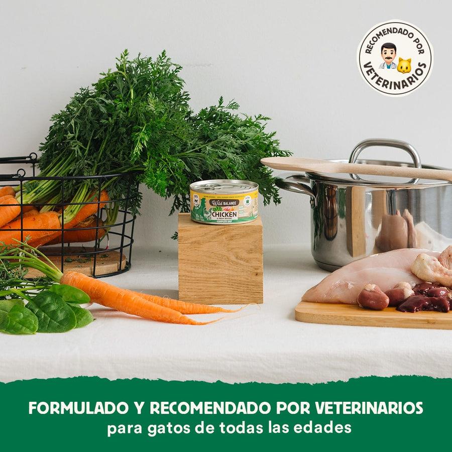 Wild Balance BARF Frango em Lata para Gatos 120g