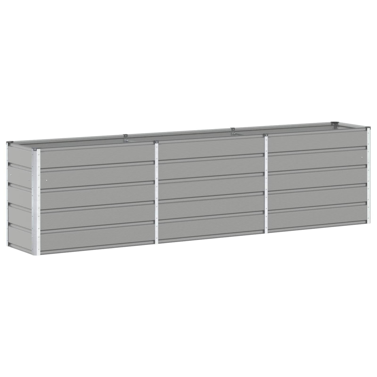 Jardinera Gris Claro 290 X 50 X 75 Cm Acero Galvanizado_0
