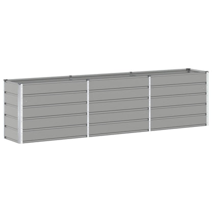 Jardinera Gris Claro 290 X 50 X 75 Cm Acero Galvanizado_0