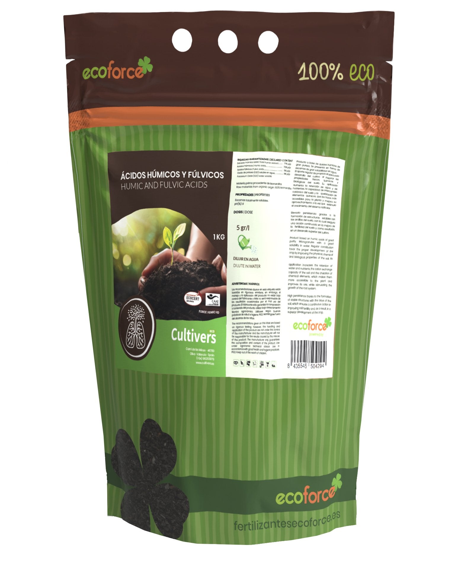 Ácidos Húmicos Solidos Cultivers 1 Kg_0