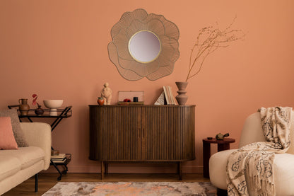 Espejo De Pared Rosa 77 Cm_2