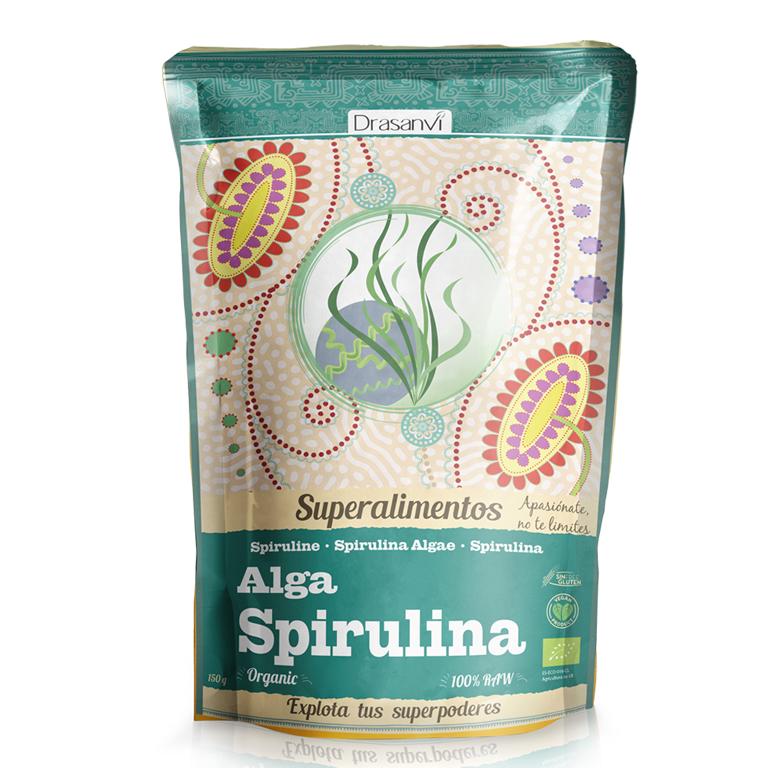 Algas Spirulina Bio Doypack 150 Gr Superalimentos Drasanvi