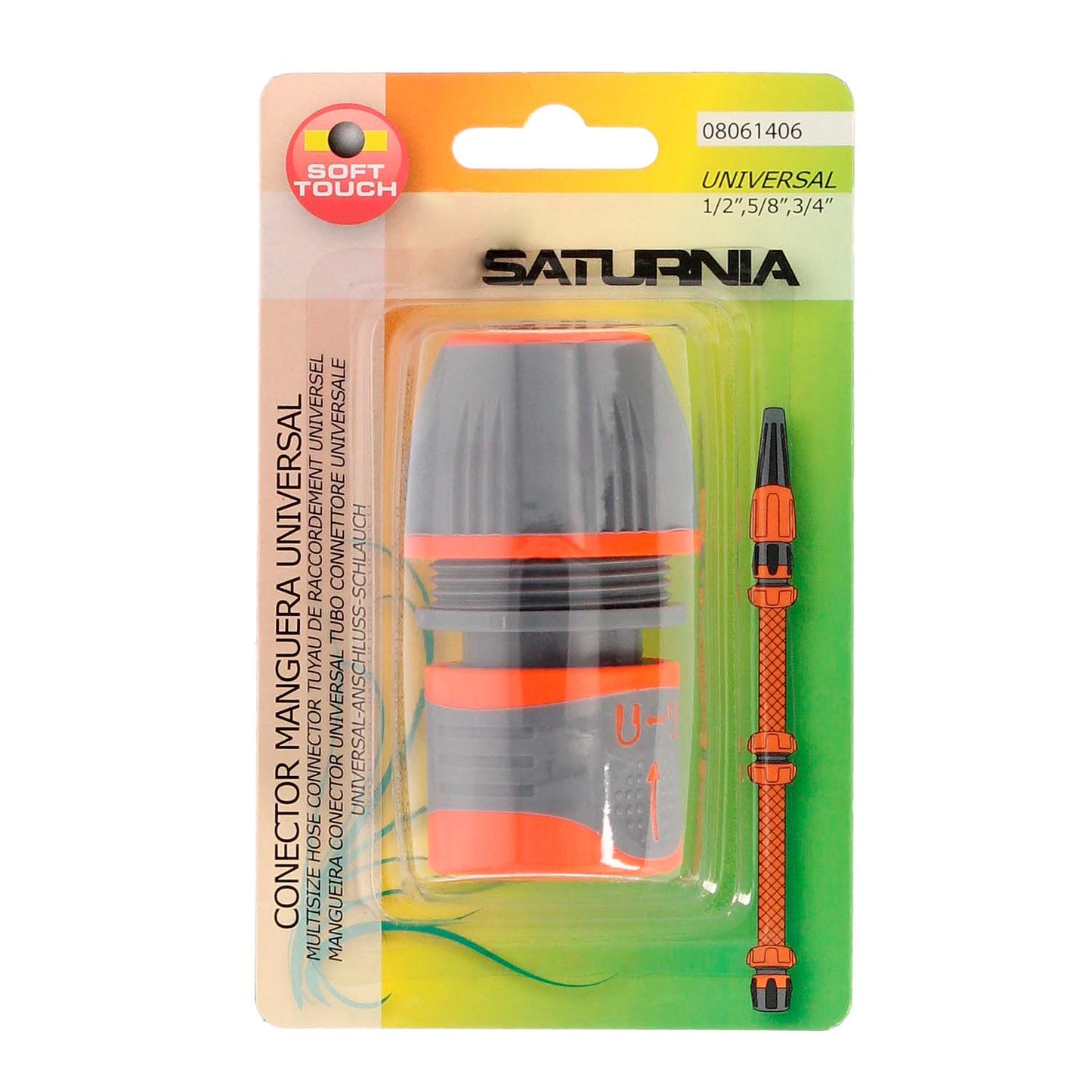 Conector Manguera Plastico Universal  1/2 5/8 3/4