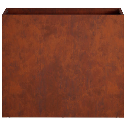 Macetero De Jardín Oxidado 50 X 20 X 40 Cm Acero Oxidado_3