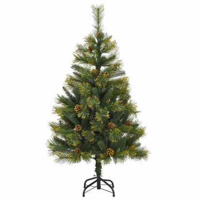 Vidaxl Árbol De Navidad Artificial Con Bisagras 150 Led Y Bolas 150 Cm_4