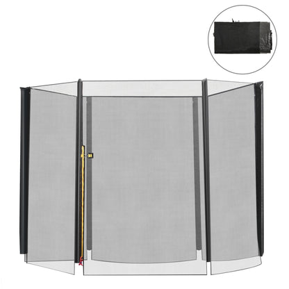 Homcom Red De Seguridad De Reemplazo Para Trampolín Redondo Ø244 Cm Negro_0