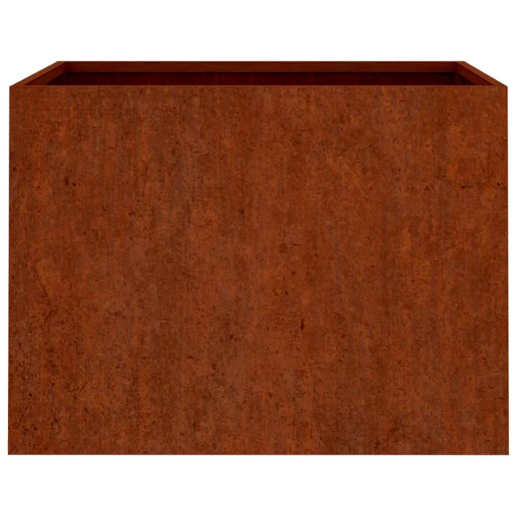 Jardinera De Acero Corten 62x47x46 Cm_4