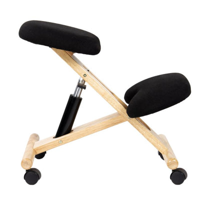 Silla Ergonómica Ergochair Negro Madera De Haya Madera, Negro, 42 X 60 X 65cm_5