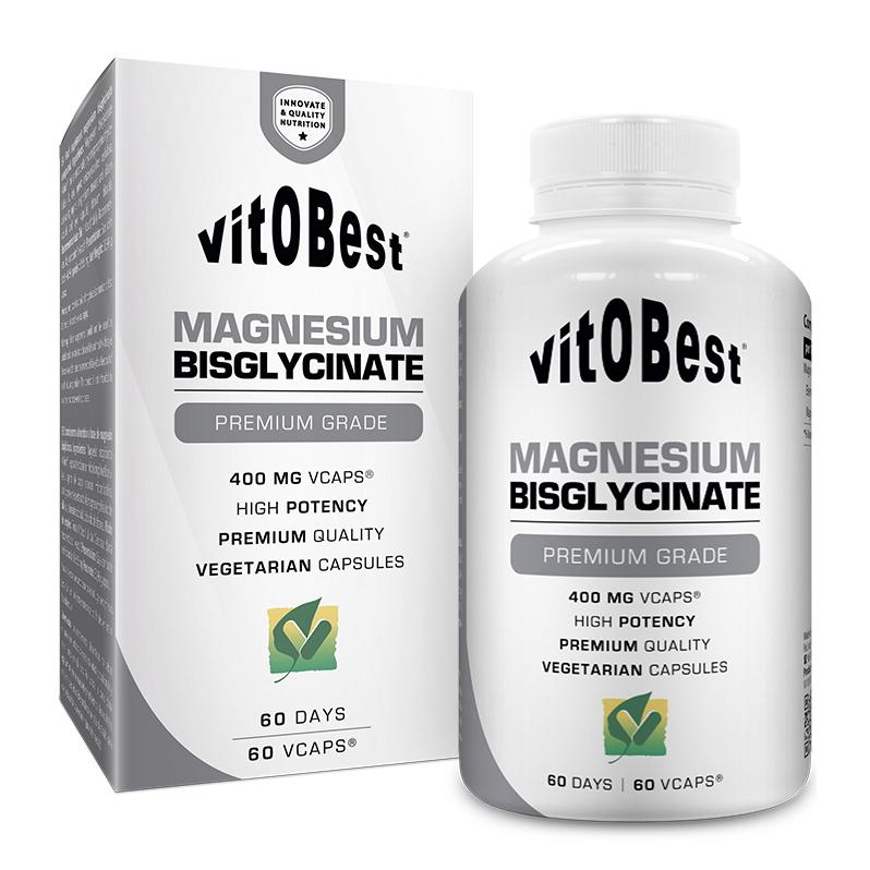 Bisglicinato de Magnésio 60 Cápsulas Vit.O.Best