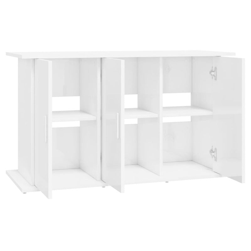 Vidaxl Soporte De Acuario Madera Ingeniería Blanco Brillo 101x41x58 Cm_5