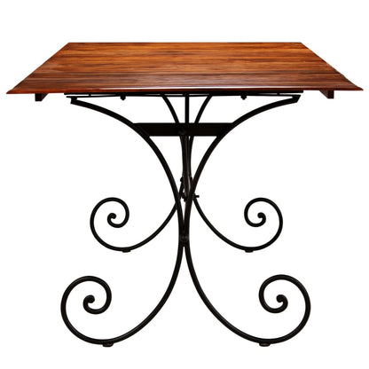 Mesa De Comedor Madera Maciza Acabado Miel 200x100x76 Cm_2