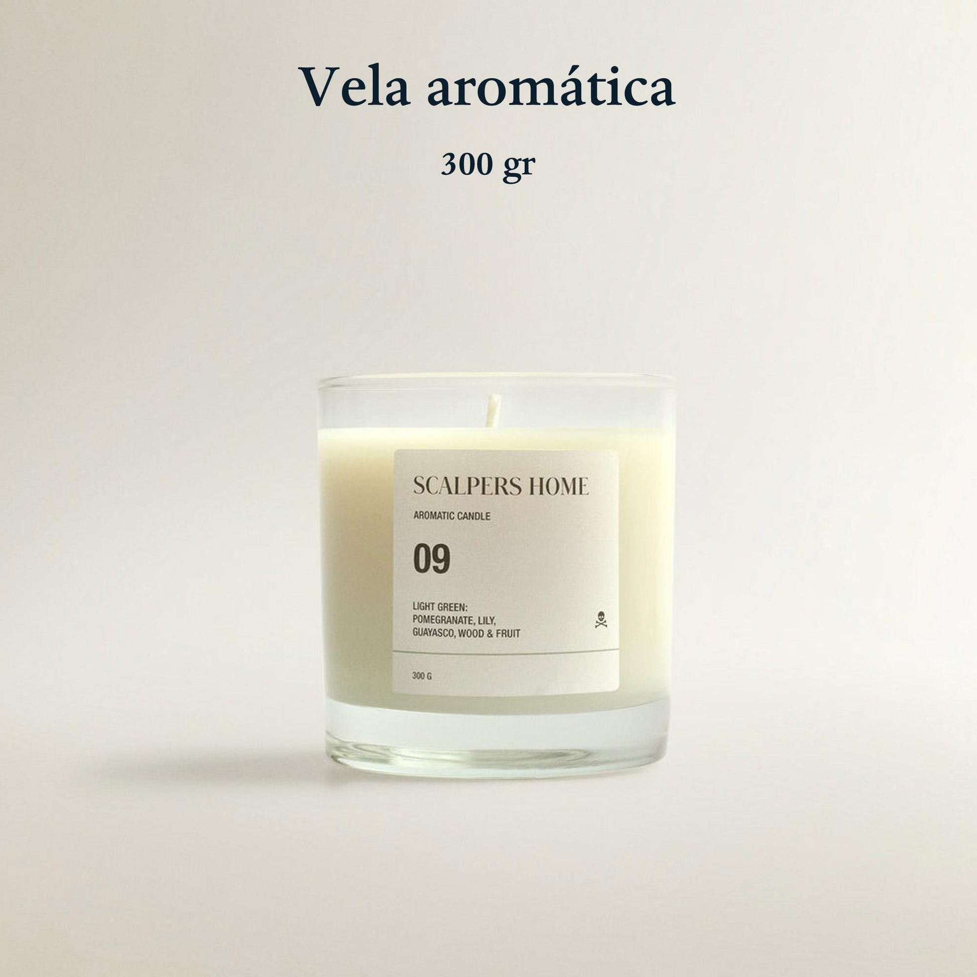 Vela Aromática 300gr Light Green Scalpers_1