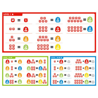 Juego Educativo Escala Matemática Monstres Hape_3
