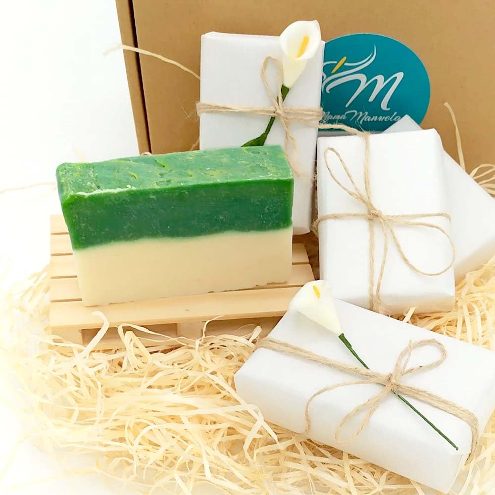 Jabón Natural De Leche De Burra Y Aloe Vera (90g) - Hidrata Y Nutre Piel Seca, Madura Y Dañada - Alivia Irritaciones_1