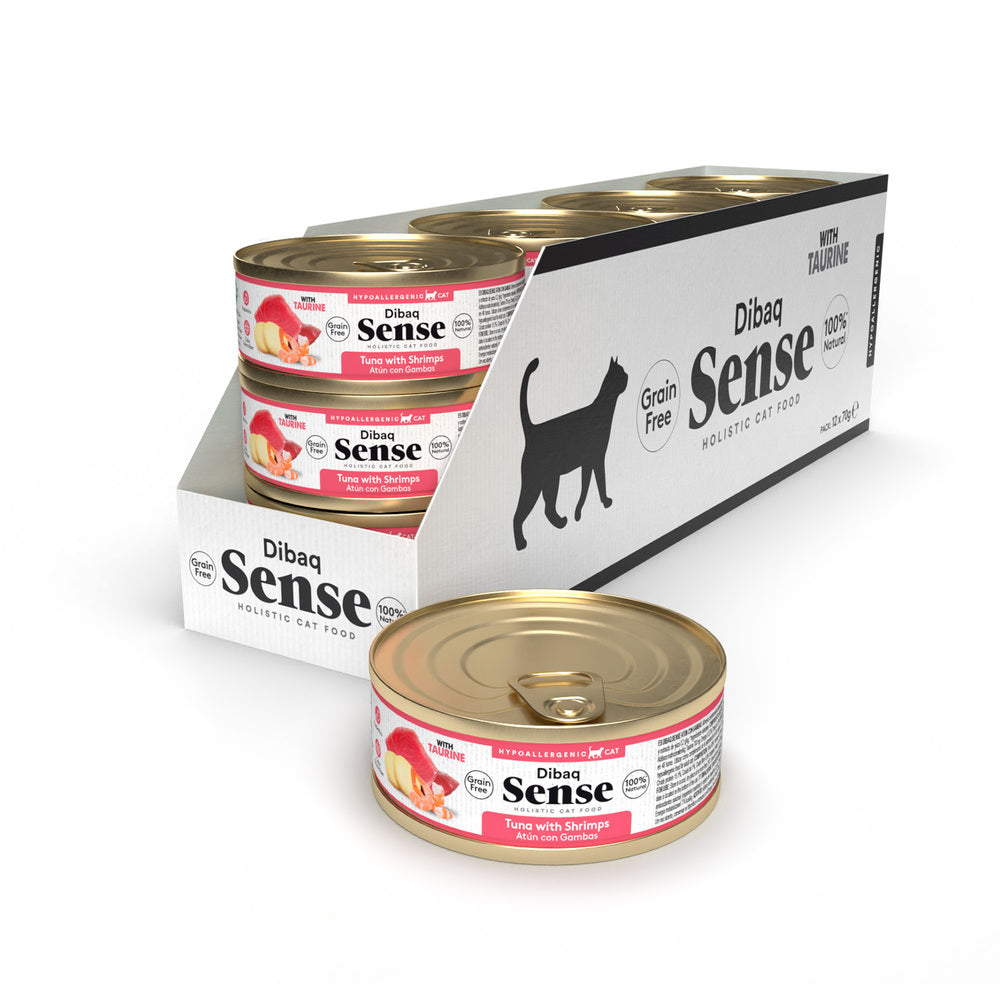 Dibaq Sense Cat Atún Y Gambas Con Patatas (12uds X 70g)_0