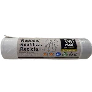Sacos de Lixo Reciclados AR. Branco 20L 20 unidades