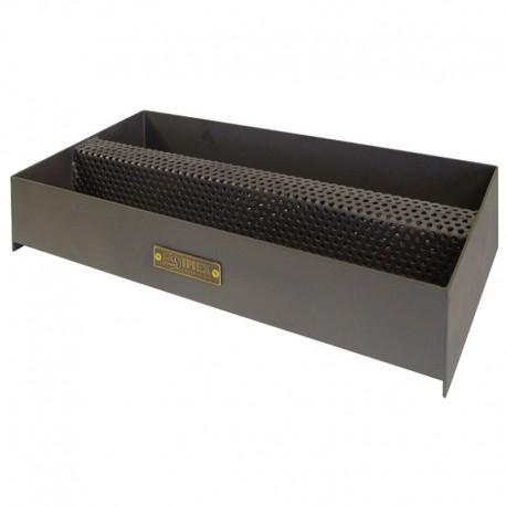 Cesto duplo para queimadores de pellets 49x25x10 Imex El Zorro