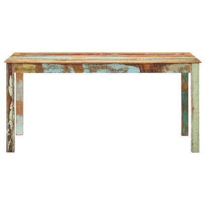 Mesa De Comedor De Madera Maciza Reciclada 160x80x76 Cm_0
