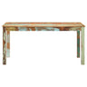 Mesa De Comedor De Madera Maciza Reciclada 160x80x76 Cm
