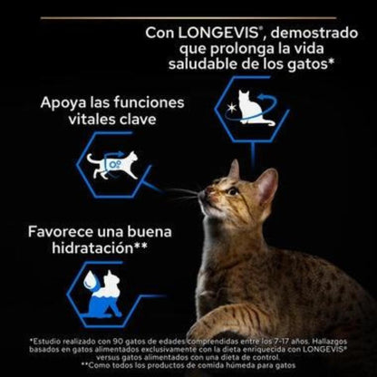 Pro Plan Cat Senior 7+ Longevis Mousse com Atum Purina 85g