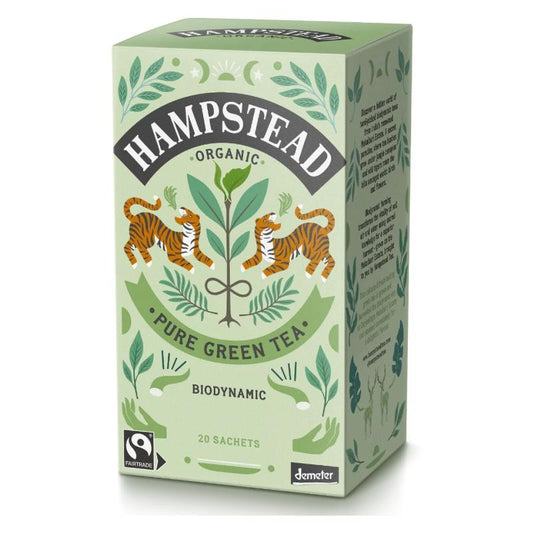 Chá Verde Puro Hamstead 20 saquetas