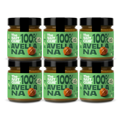 Pack crema 100% avellana nacional 6 uds The Nut Club 1080g_0