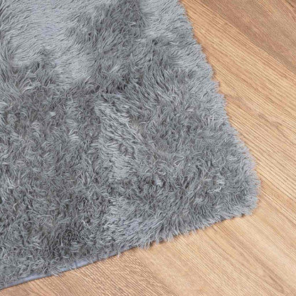 Vidaxl Alfombra De Pelo Largo Navarra Gris Claro 240x240 Cm Poliéster_3