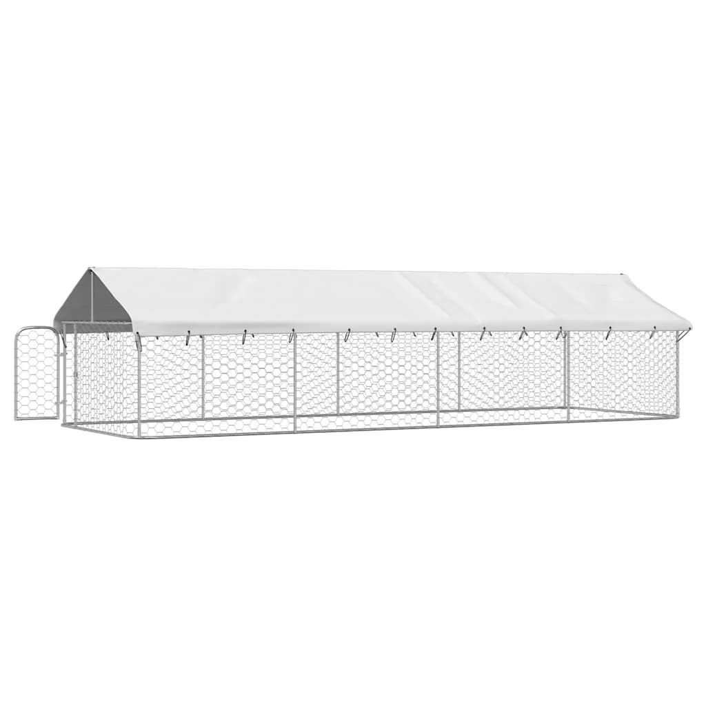 Vidaxl Perrera De Exterior Con Tejado 600x200x150 Cm_4