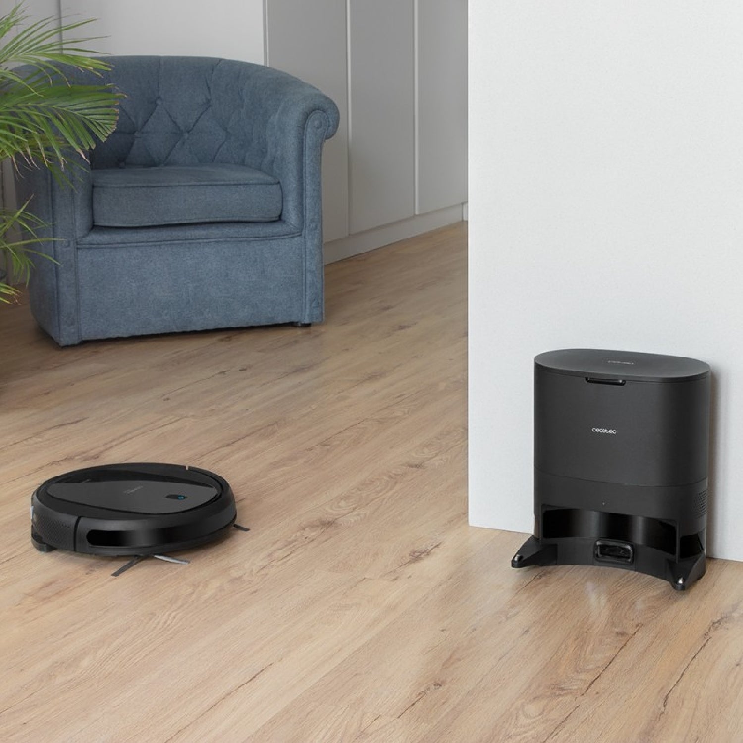 Cecotec Robot Aspirador Y Fregasuelos Con Base De Autovaciado Conga 2290 Ultra Home. 4 En 1 2100 Pa App Con Mapa Limpiez_2